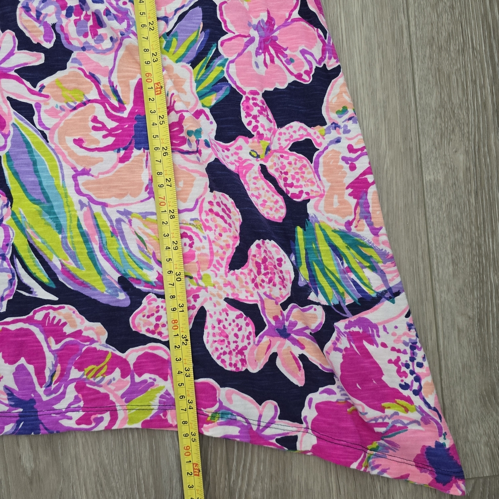 Lilly Pulitzer Vibrant Floral Mini Dress - Pink and Purple - Picture 7 of 7